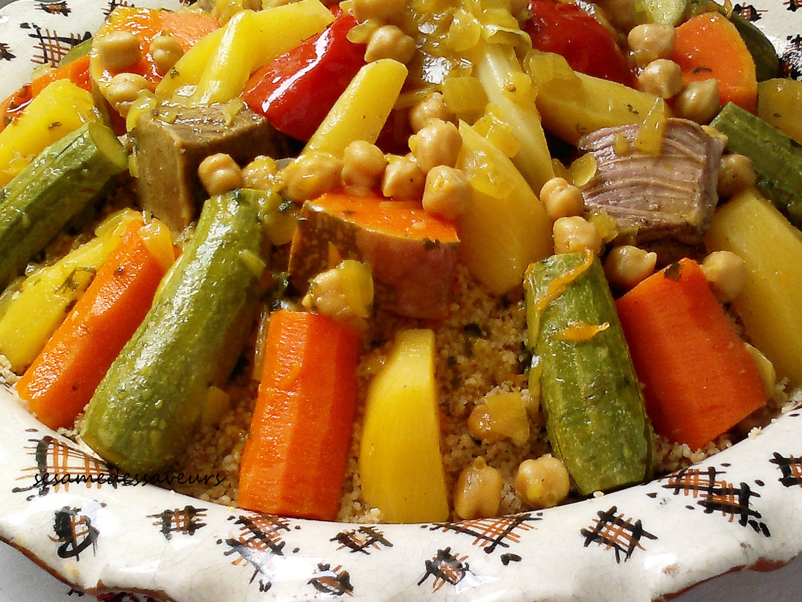 Couscous aux 7 légumes